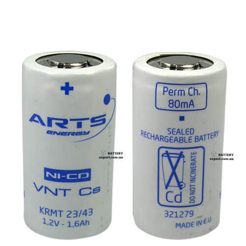 ARTS energy (SAFT) VNT Cs 1650mAh, Ni-Cd, 1.2V SC (Sub-C) ARTS energy (SAFT)